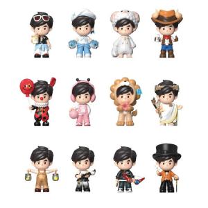 X CHOUCHOUS Jay двенадцать коробок-сюрпризов со знаками зодиака 9 11см Zao Wu Chao Wan