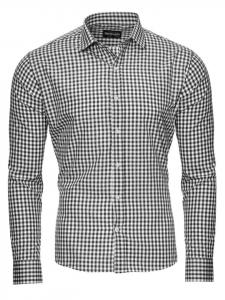 Рубашка RESLAD Hemd Vichy-Karo, черный