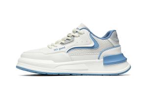 Мужские низкие скейтбордистские кроссовки с противоскользящим и износостойким покрытием HLA, бежевый синий