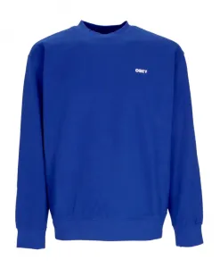 Флисовая толстовка премиум-класса с круглым вырезом, цвет «серф» Obey, синий