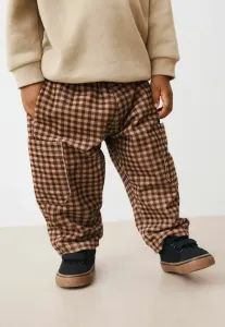Брюки стандартного кроя Next, Brown Gingham