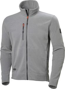 Мужская флисовая куртка Helly-Hansen Kensington на молнии из ветро- и водонепроницаемого плотного флиса Polartec Helly Hansen, Grey Melange