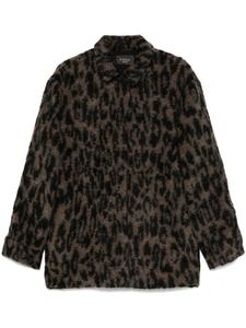 A.M.G. шерстяной пиджак, коричневый