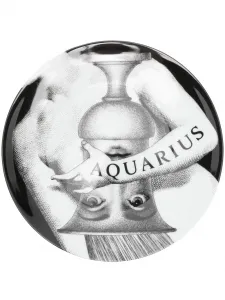 Настенный декор tema e variazioni n.358 aquarius, 3х27 см, Fornasetti, черный