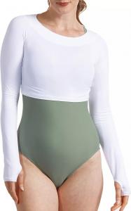 Женский укороченный топ Bloquv с защитой от солнца UPF 50, белый