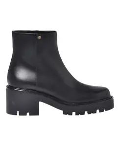 Черные кожаные ботильоны Baldinini, черный