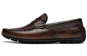 Roberta Di Camerino Повседневные кожаные туфли мужские коричневые