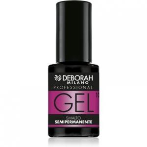 Полуперманентный лак для ногтей Deborah Milano № 10, темно-лиловый с эффектом объема, стойкий, для интенсивных и блестящих ногтей, 4,5 мл