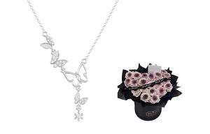 Нишевое дизайнерское ожерелье для женщин VIVIWELL, розовый