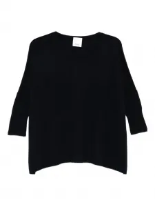 Свитер с круглым вырезом Allude, черный