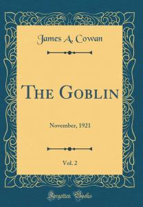 The Goblin, Vol. 2: November, 1921 (Classic Reprint) (Forgotten Books)