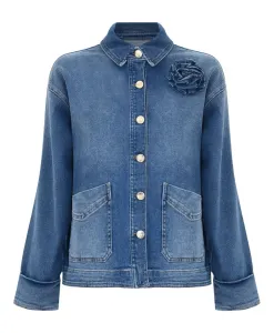 Стильная джинсовая куртка Kocca, синий