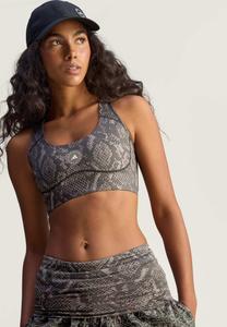 Бюстгальтер Adidas by Stella McCartney POWER IMPACT PRINTED, Charcoal/Black/Grey