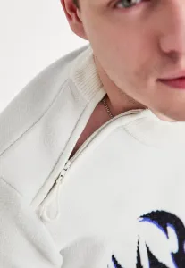 Адаптивный племенной джемпер унисекс Yourturn, Off-White