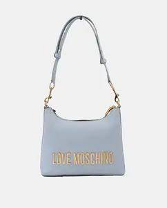 Сумка через плечо со съемной ручкой Love Moschino, светло-голубой