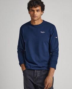 Мужская футболка с длинными рукавами Pepe Jeans, темно-синий