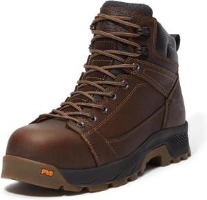 Timberland PRO мужские ботинки Titan Ev 6 дюймов с композитным защитным носком, Dark Brown