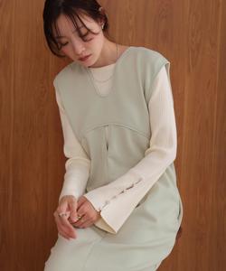 Пончо-юбка с двусторонней отделкой кантом спереди и сзади