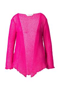 Вязаный кардиган MIAMODA, цвет Neon purple