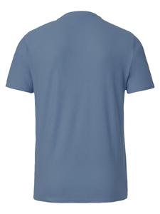 Футболка FORSBERG Poloshirt mit Stehkragen, Light blue
