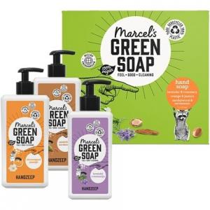 Подарочная коробка «Апельсин, жасмин, лаванда, розмарин, сандал и кардамон», 250 мл, Marcel'S Green Soap