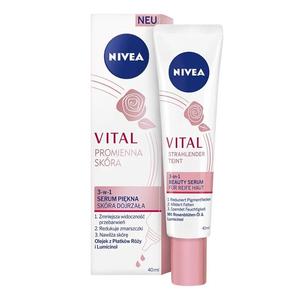Nivea,Vital Radiant Skin косметическая сыворотка 3в1 40мл