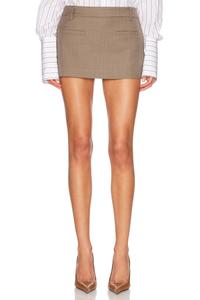 Микро юбка-шорты Meeting Helsa, Heather Olive