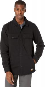 Timberland PRO мужская Mill River флисовая рубашка-куртка, Jet Black