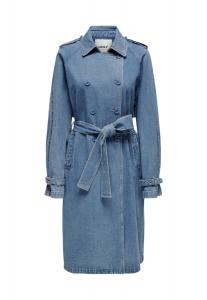 Пальто ONLY джинсовое, светло-голубой