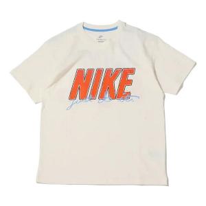 Футболка Nike Solid Color Large Logo Printing Breathable Short Sleeve White, белый