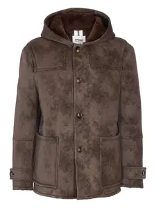 Куртка с капюшоном из искусственной овчины Sword, коричневый