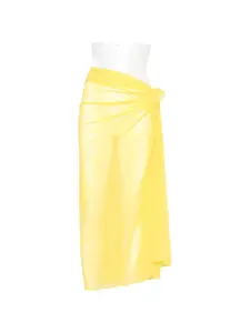 Парео с узлом Fisico, желтый