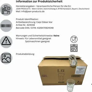 Стакан OSMA Werm, прозрачный