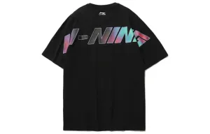 Футболка Li-Ning Sports Fashion Collection с круглым вырезом, умеренно прямого кроя, comes with li-ning socks 1 pack