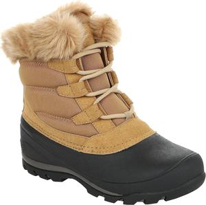 Ботинки Northside Women's Shiloh Cold Weather Insulated Winter Snow Boots for Women- Synthetic Suede and Quilted Nylon Upper Faux Fur Collar, Side Zipper, Removable EVA Insole, Waterproof Shell, Gingerbread