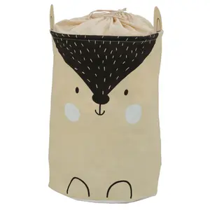 Мешок для белья Lüttenhütt «Lovis», (1 шт.), с мотивом ежика, высота ок. 50 см, цвет natur