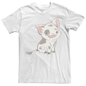 Мужская футболка Moana Pua с нарисованной улыбкой Disney