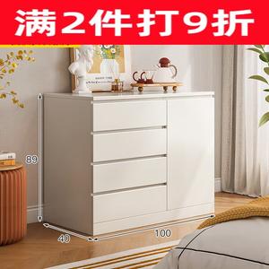 Quanu Комод для спальни из дерева, 5 ящиков, современный настенный шкаф с многоуровневым хранением