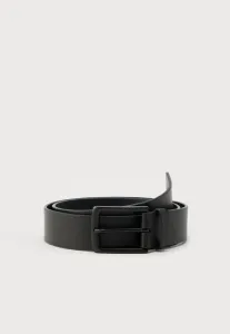Повседневный ремень с пряжкой, деловой стиль Calvin Klein, Black/Matte Black