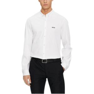 HUGO BOSS Мужская белая рубашка
