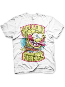 Футболка белого цвета SpongeBob