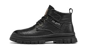 HLA Ботинки Martin мужские, черные, бронзовые