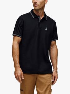 Хлопковая пике-поло Hart с короткими рукавами Psycho Bunny, Black