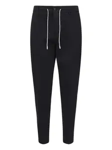 Зауженные брюки с кулиской на талии Eleventy, синий