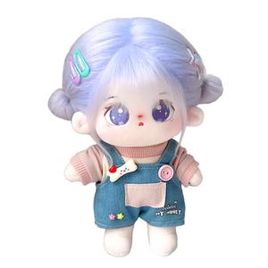 MENGWAGONGDIAN Плюшевая кукла Cotton Dolls Purple Encounter, высота 20 см