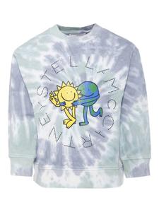Толстовка с принтом тай-дай Stella McCartney Kids, нейтральный