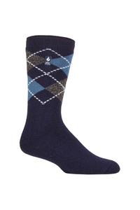 1 пара носков в полоску, с рисунком и узором 1.6 TOG Lite SOCKSHOP Heat Holders, синий