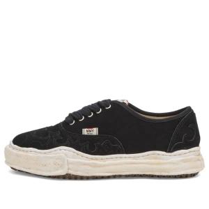 Низкие замшевые кеды Baker с западным декором Maison Mihara Yasuhiro, черный