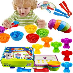 Большой образовательный набор «Учимся считать коалы», карты, фигурки, аркадная игра Inna marka