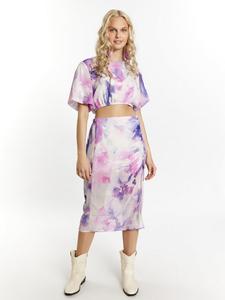 Блузка с узором батик Izia, сиреневый